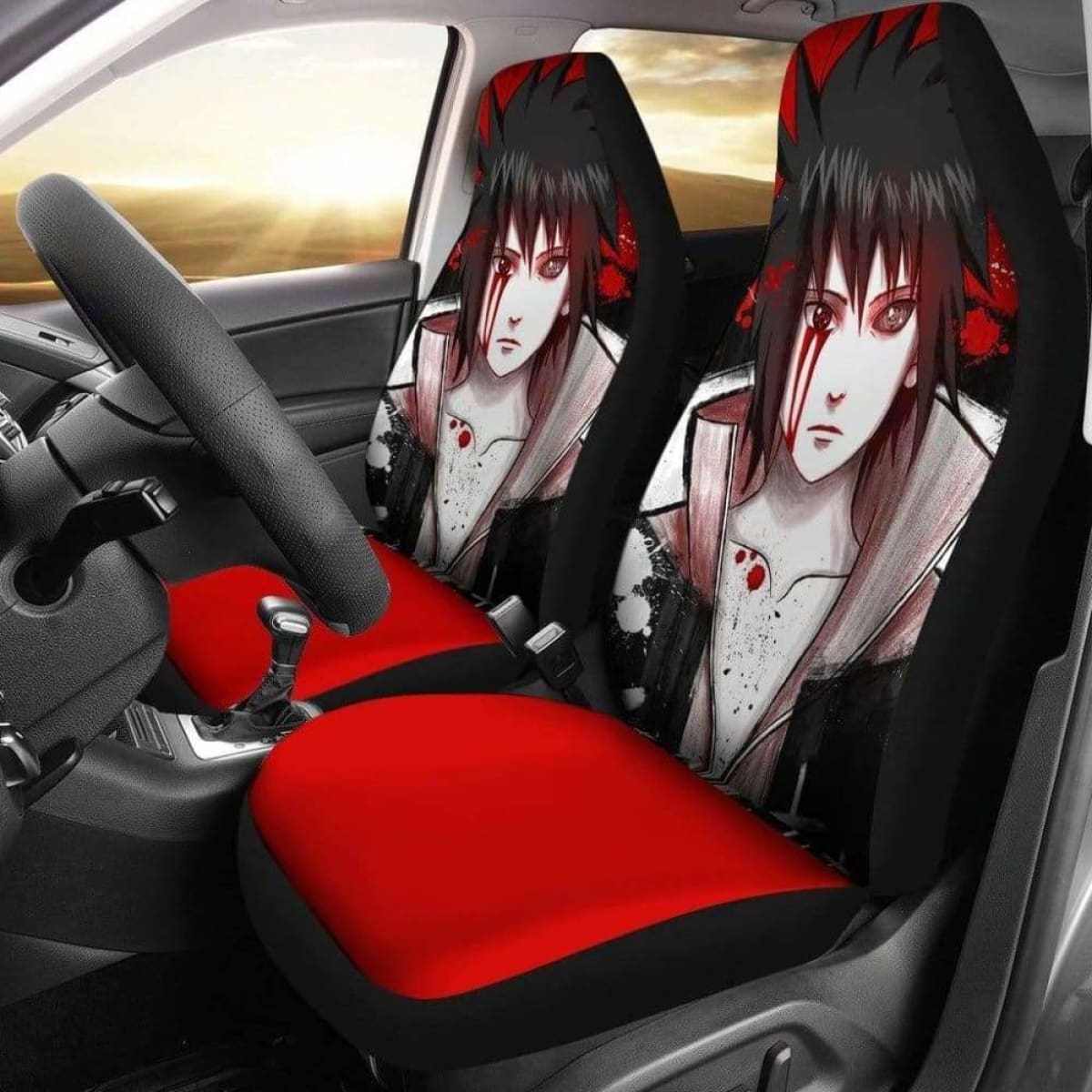 Uchiha Sasuke Car Seat Covers Universal Fit 051012