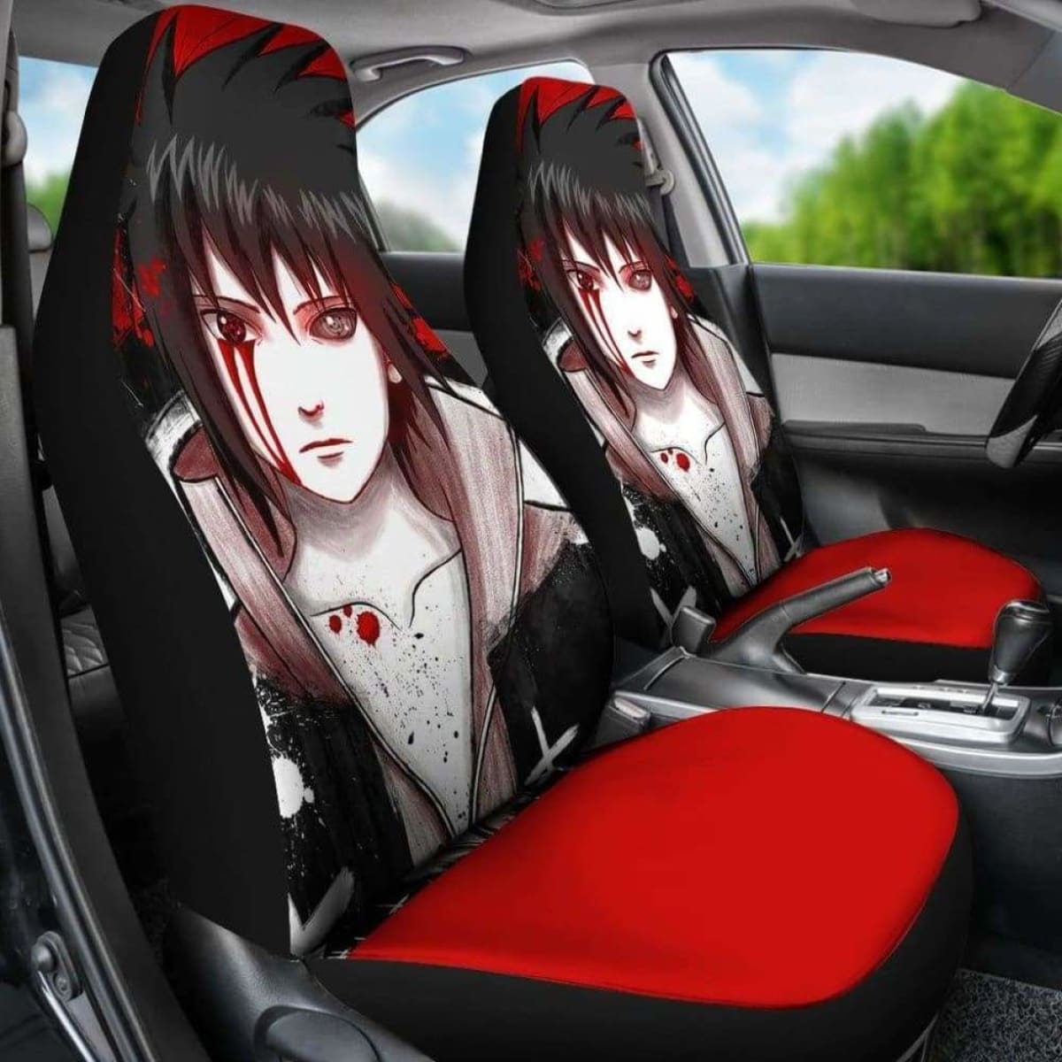 Uchiha Sasuke Car Seat Covers Universal Fit 051012
