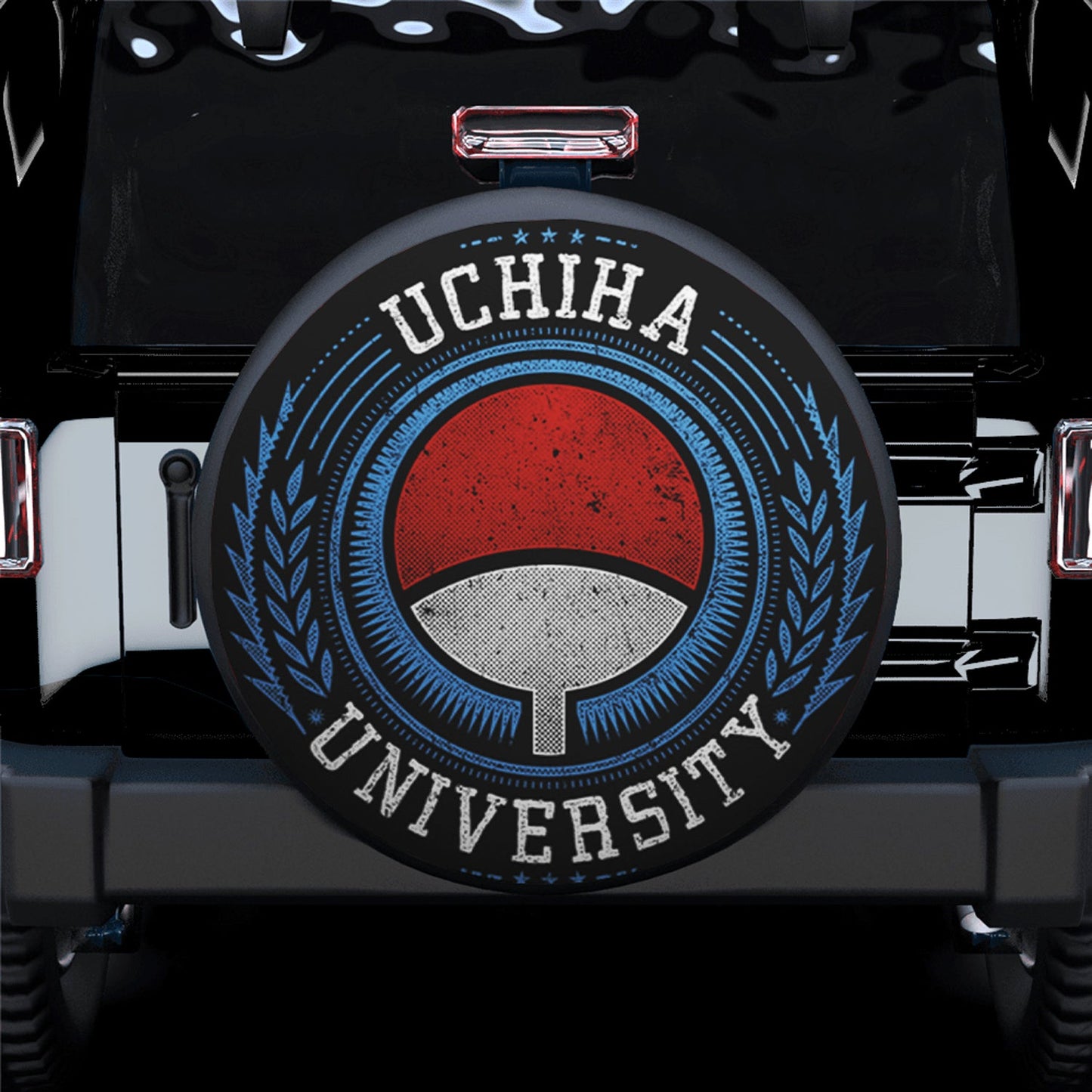 Uchiha University Spare Tire Cover