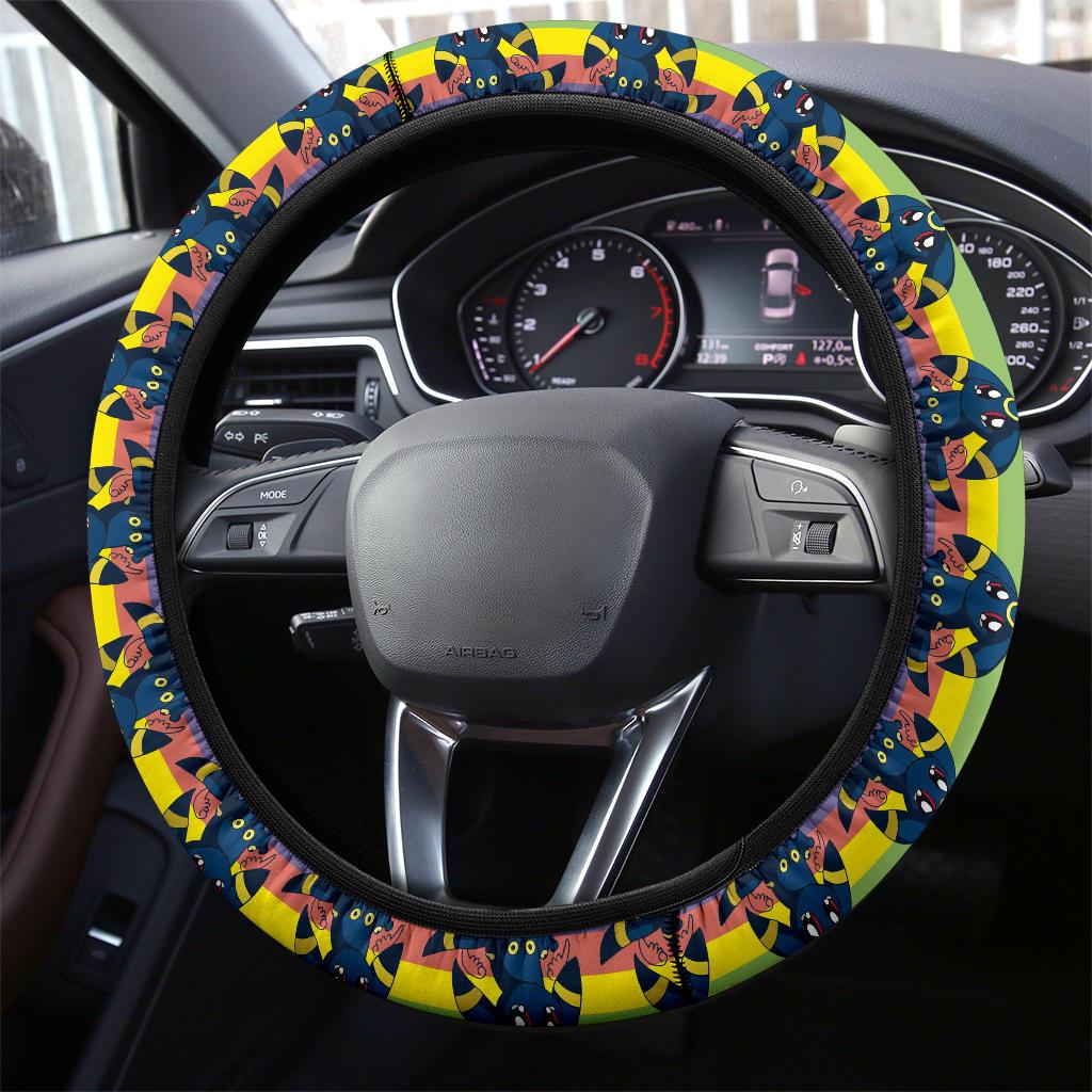 Umbreon Anime Custom Car Steering Wheel Cover