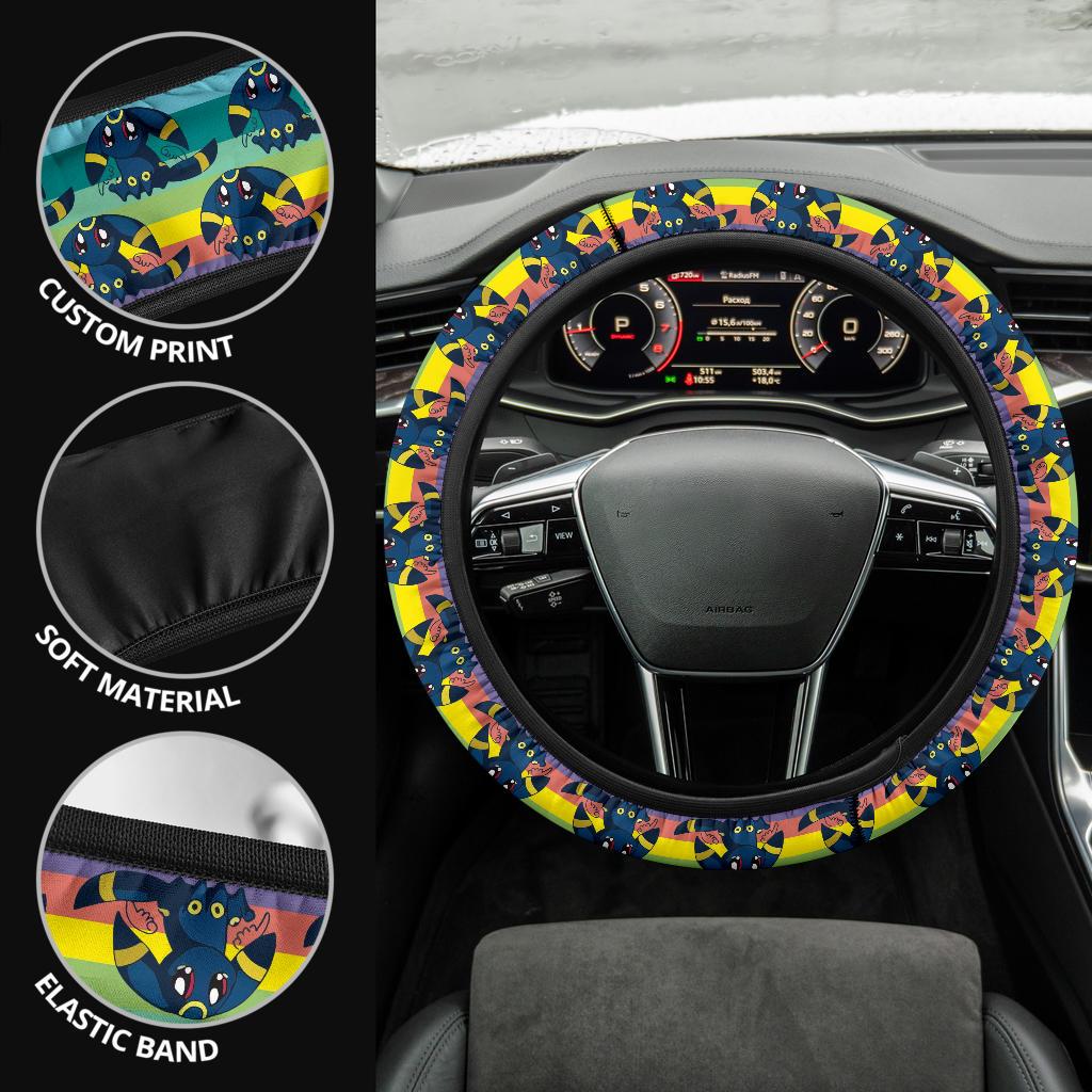 Umbreon Anime Custom Car Steering Wheel Cover