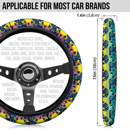 Umbreon Anime Custom Car Steering Wheel Cover