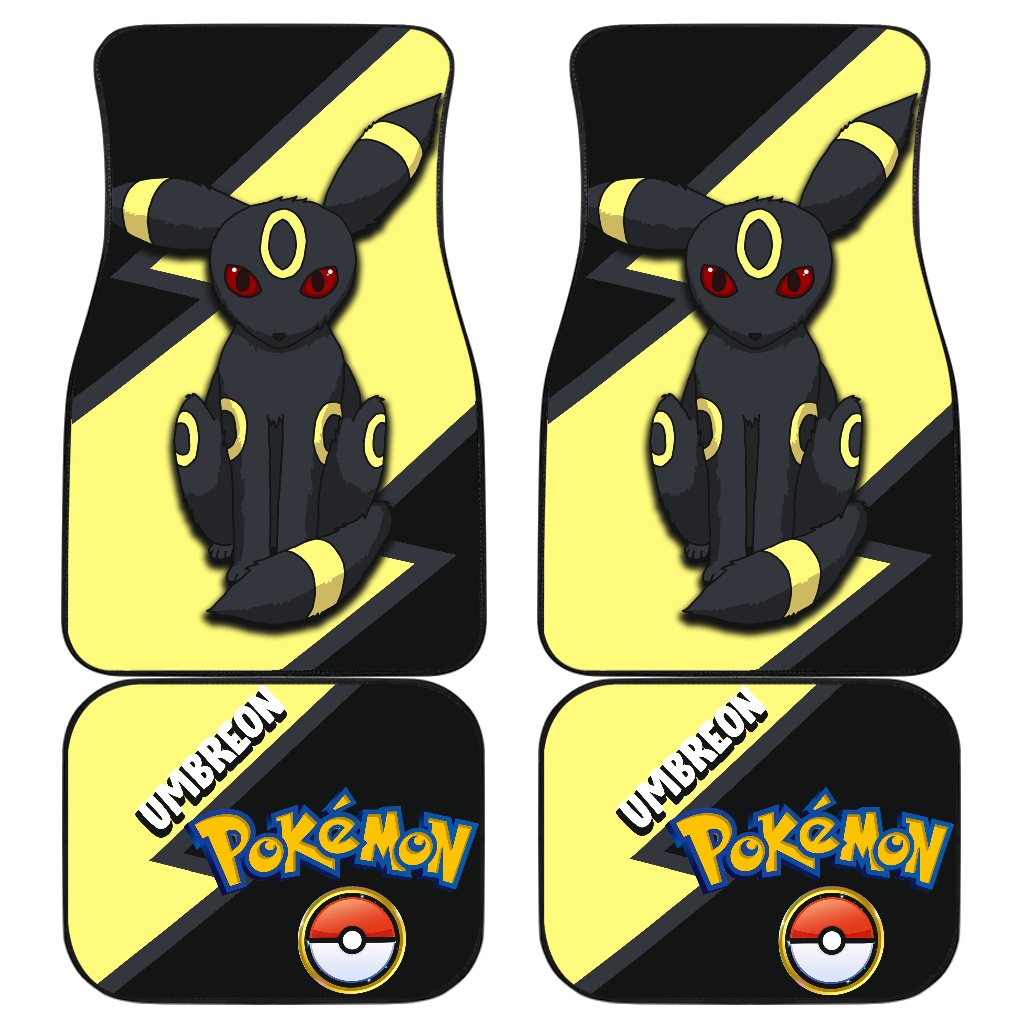 Umbreon Car Floor Mats Custom Anime Car Interior Accessories