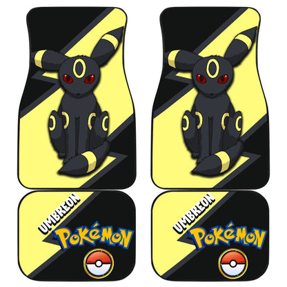 Umbreon Car Floor Mats Custom Anime Car Interior Accessories