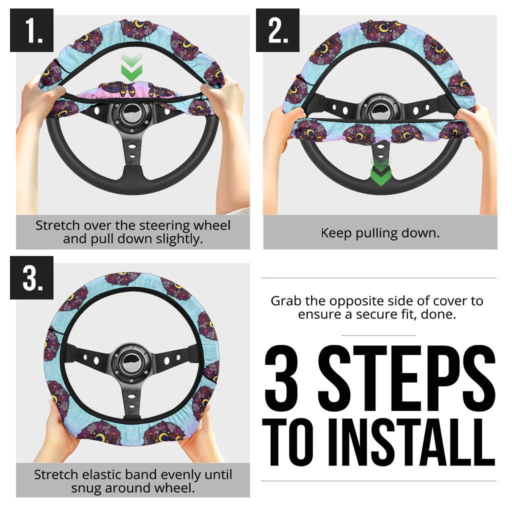 Umbreon Car Steering Wheel Cover