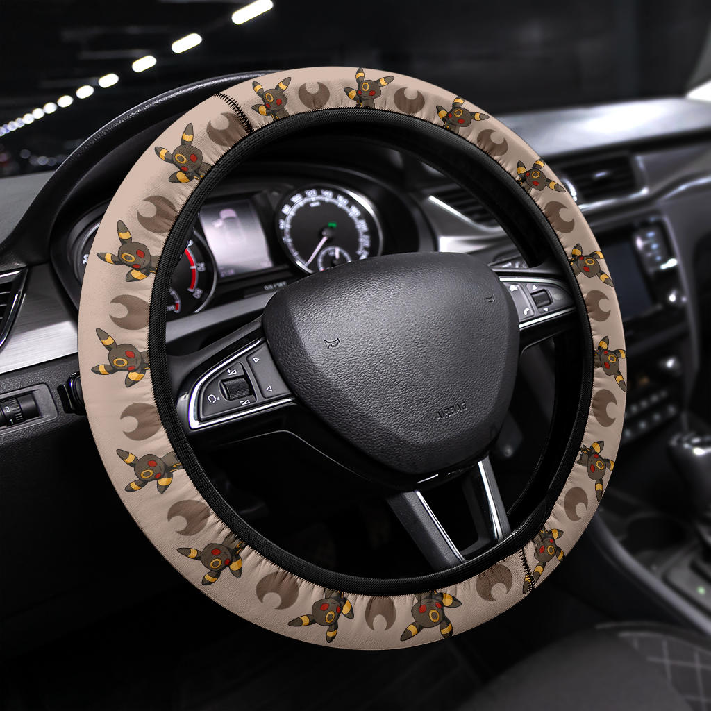 Umbreon Eevee Evolution Car Steering Wheel Cover