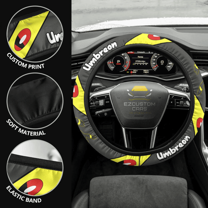 Umbreon Pokemon Anime Steering Wheel Cover