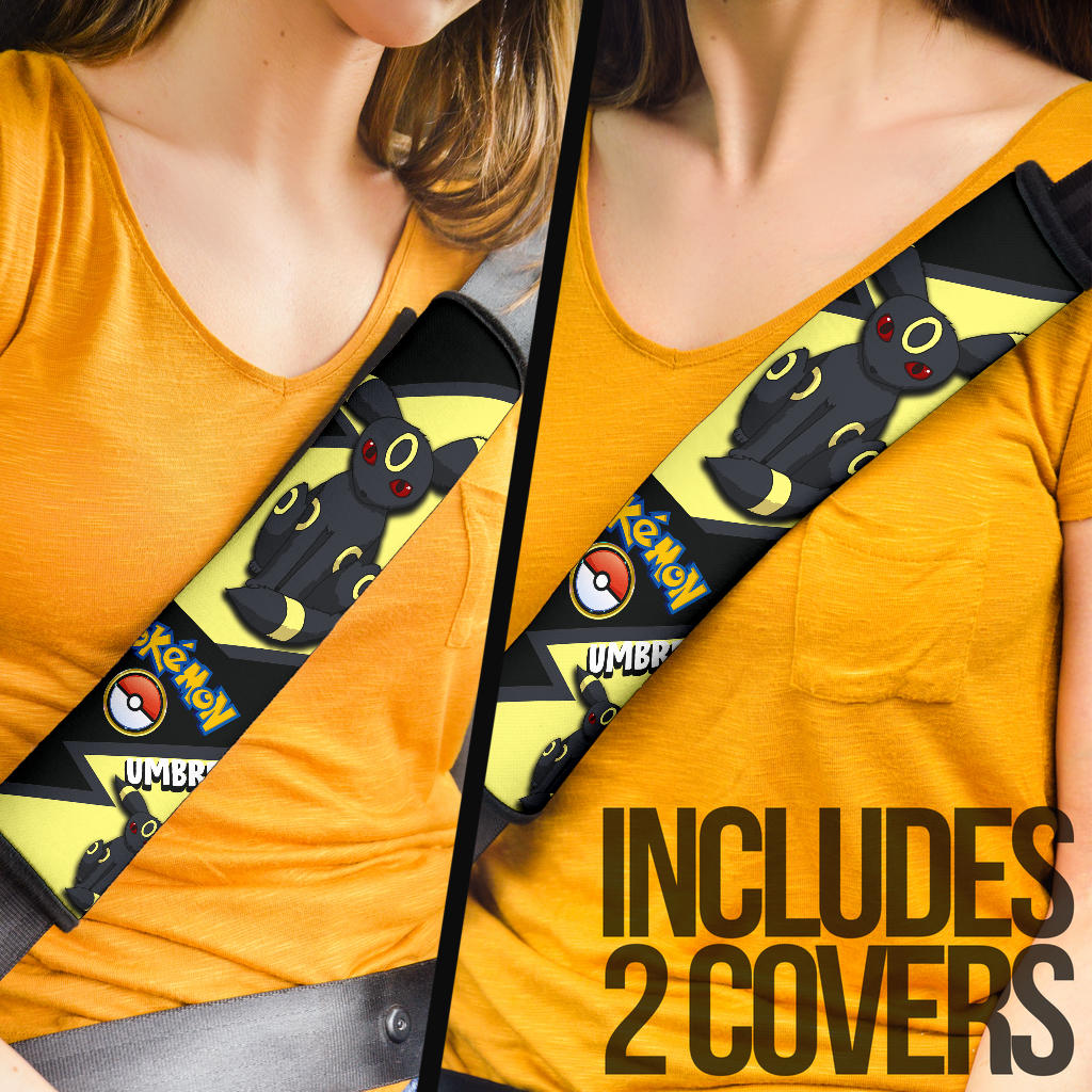 Umbreon car seat belt covers Anime Custom Car Accessories