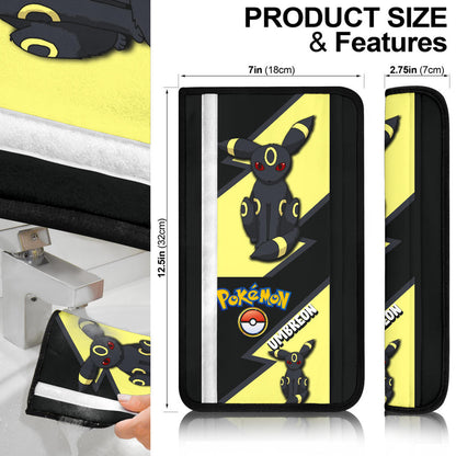 Umbreon car seat belt covers Anime Custom Car Accessories