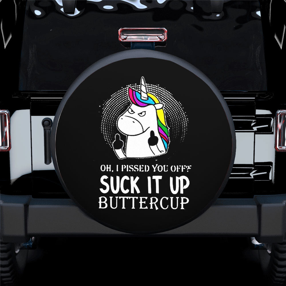 Unicorn Buttercup Spare Tire Cover