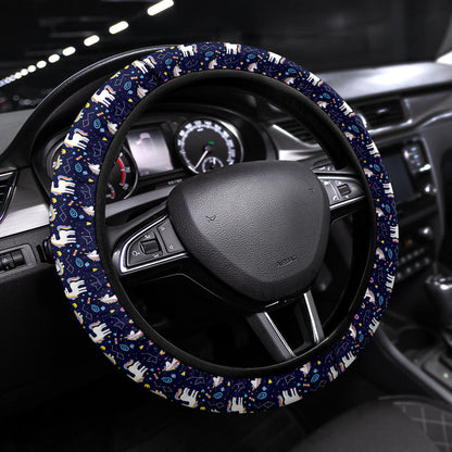Unicorn Donut Premium Car Steering Wheel Cover
