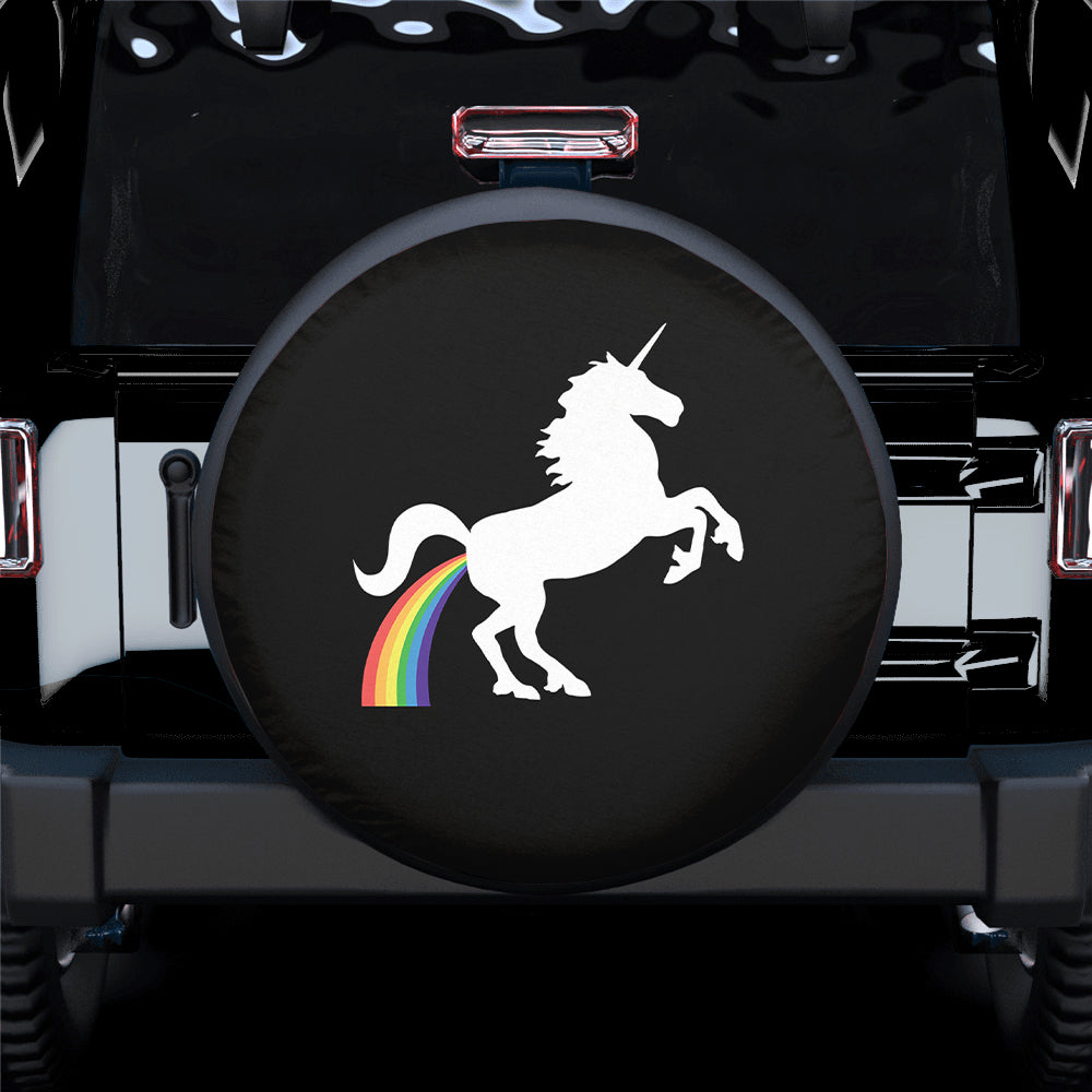 Unicorn Horse Funny Spare Tire Cover