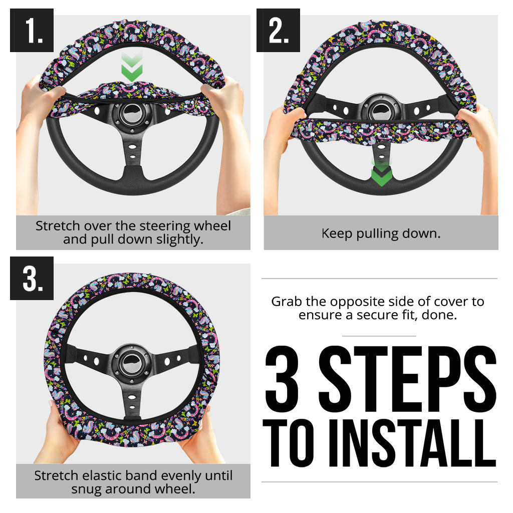 Unicron Magical Premium Car Steering Wheel Cover