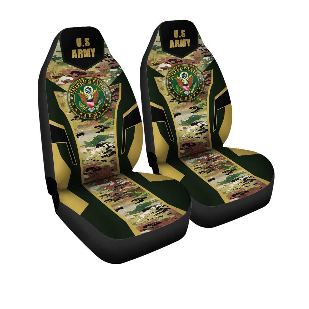 United States Army Car Seat Covers Custom Camouflage Car Accessories