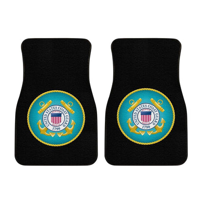 United States Coast Guard Armorial Car Floor Mats Custom Printed