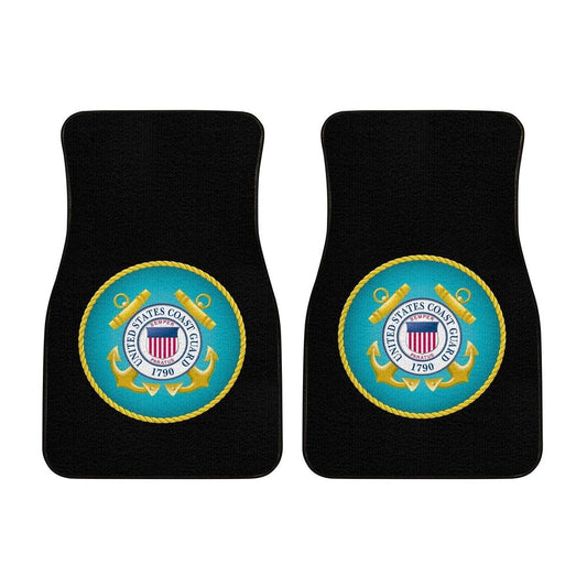 United States Coast Guard Armorial Car Floor Mats Custom Printed