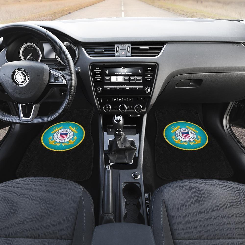 United States Coast Guard Armorial Car Floor Mats Custom Printed