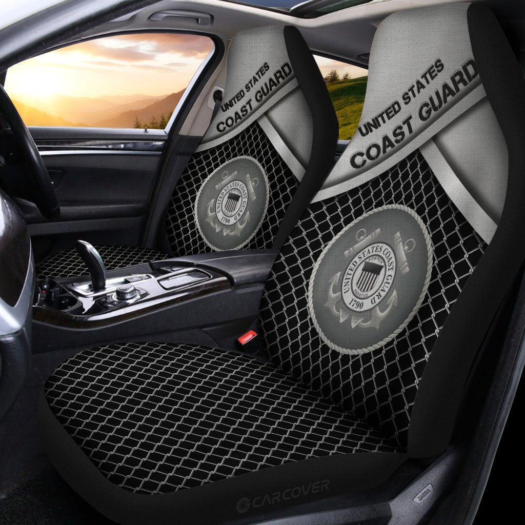 United States Coast Guard Car Seat Covers Custom US Military Car Accessories