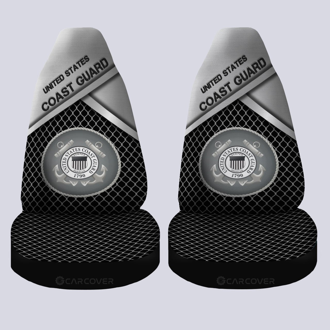 United States Coast Guard Car Seat Covers Custom US Military Car Accessories