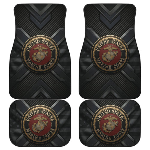 United States Marine Corps Veteran Car Floor Mats