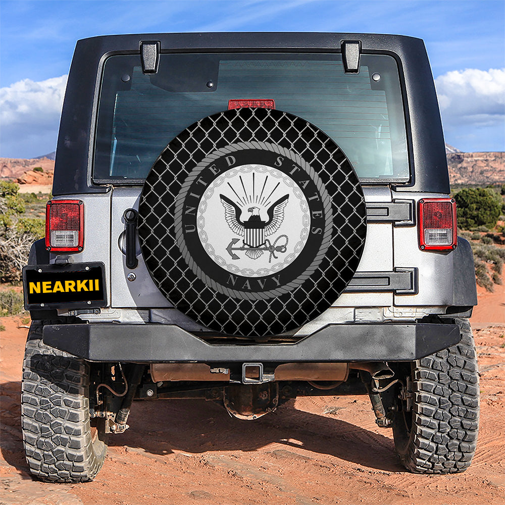 United States Navy U.S Car Spare Tire Cover