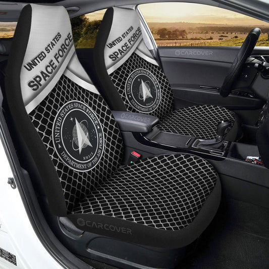 United States Space Force Car Seat Covers Custom US Military Car Accessories