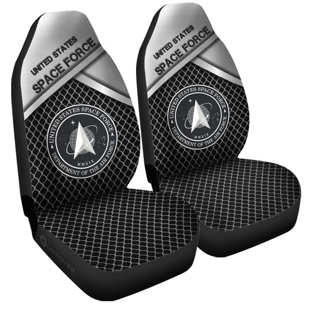United States Space Force Car Seat Covers Custom US Military Car Accessories