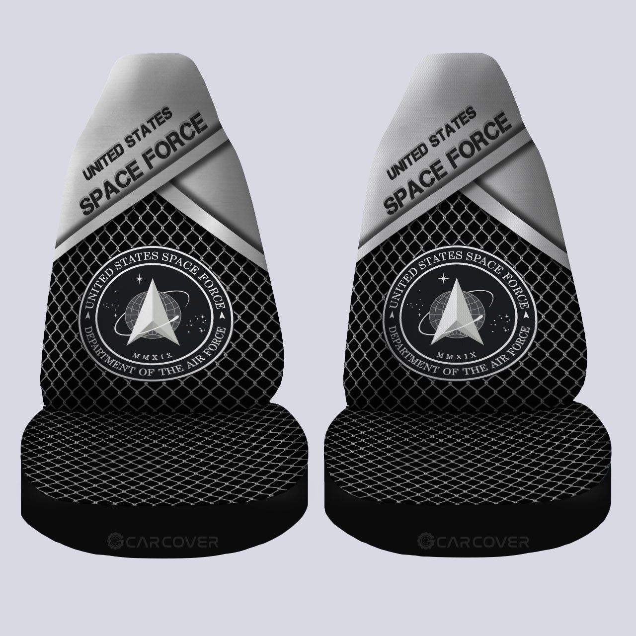 United States Space Force Car Seat Covers Custom US Military Car Accessories