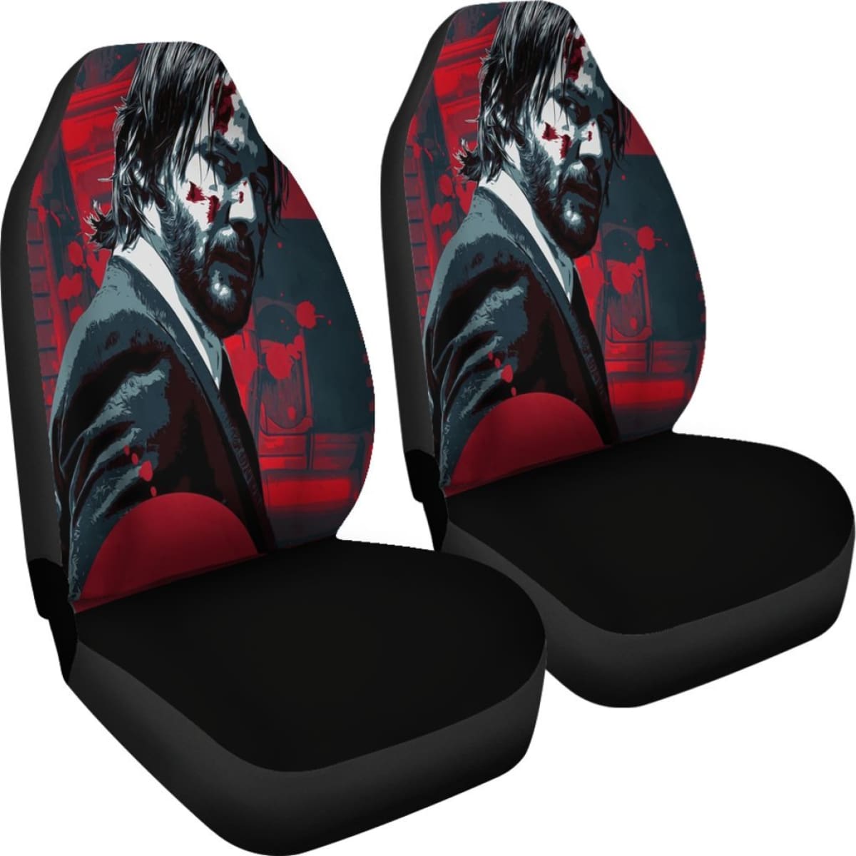 Untitled John Wick Art Poster 2020 Seat Covers Amazing Best Gift Ideas 2020 Universal Fit 090505