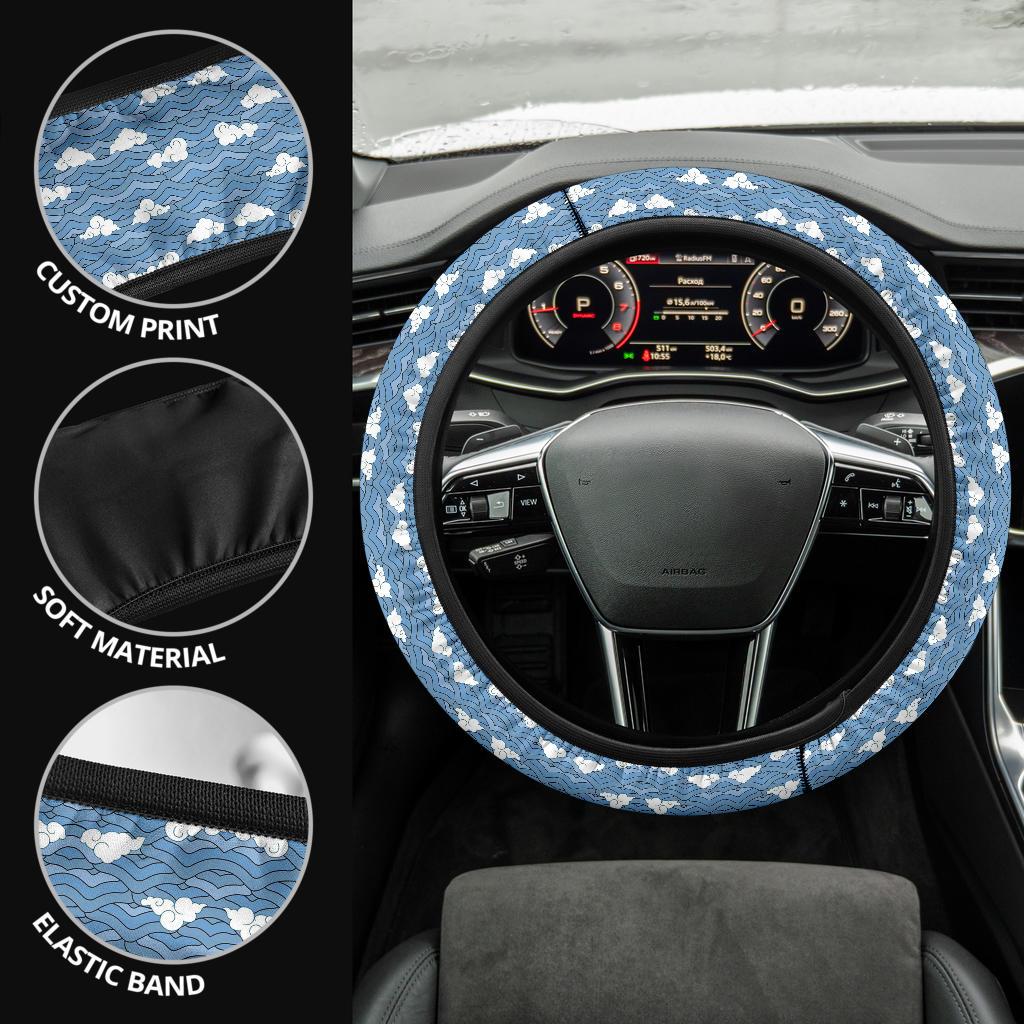 Urokodaki Haori Demon Slayer Anime Car Steering Wheel Cover 1