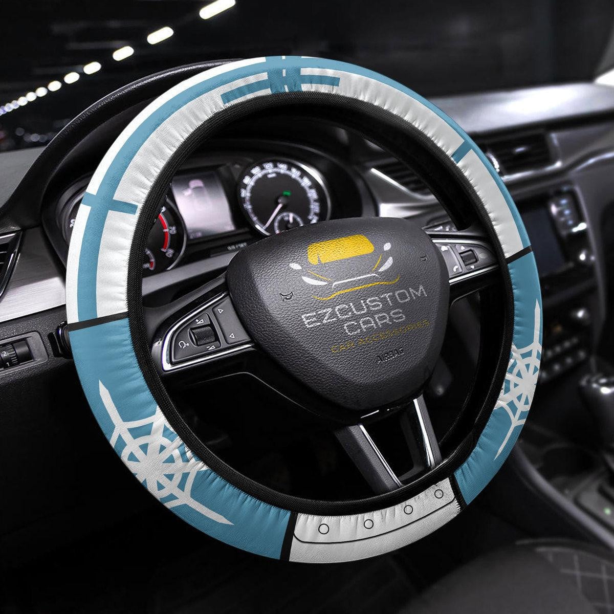 Uryuu Ishida Anime Steering Wheel Cover Custom Anime Bleach Car Accessories