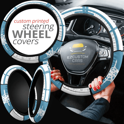 Uryuu Ishida Anime Steering Wheel Cover Custom Anime Bleach Car Accessories