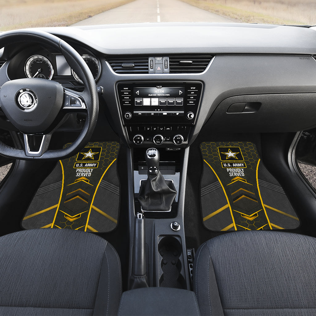 Us Army Proudy Served Car Floor Mats