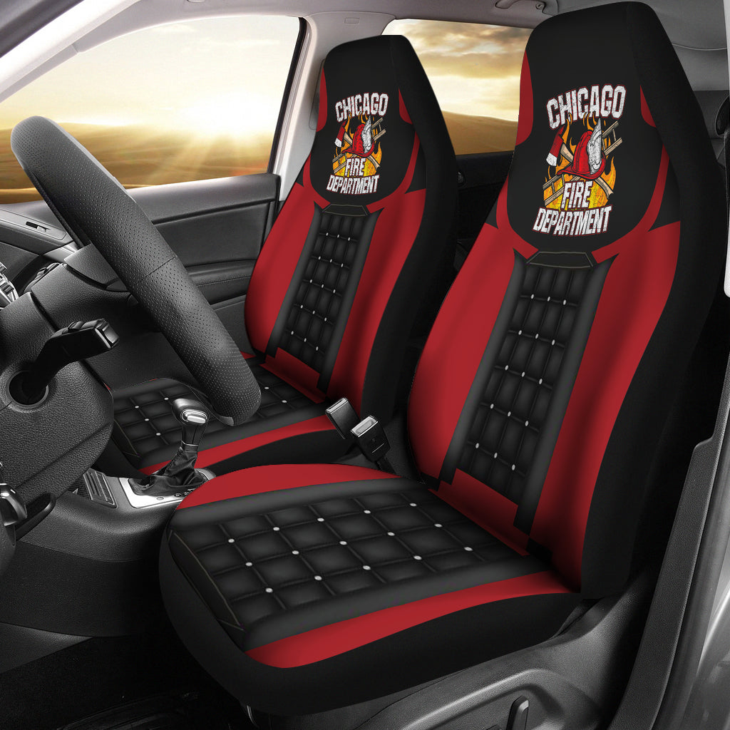 Us Fire Fighter 3 Car Seat Cover