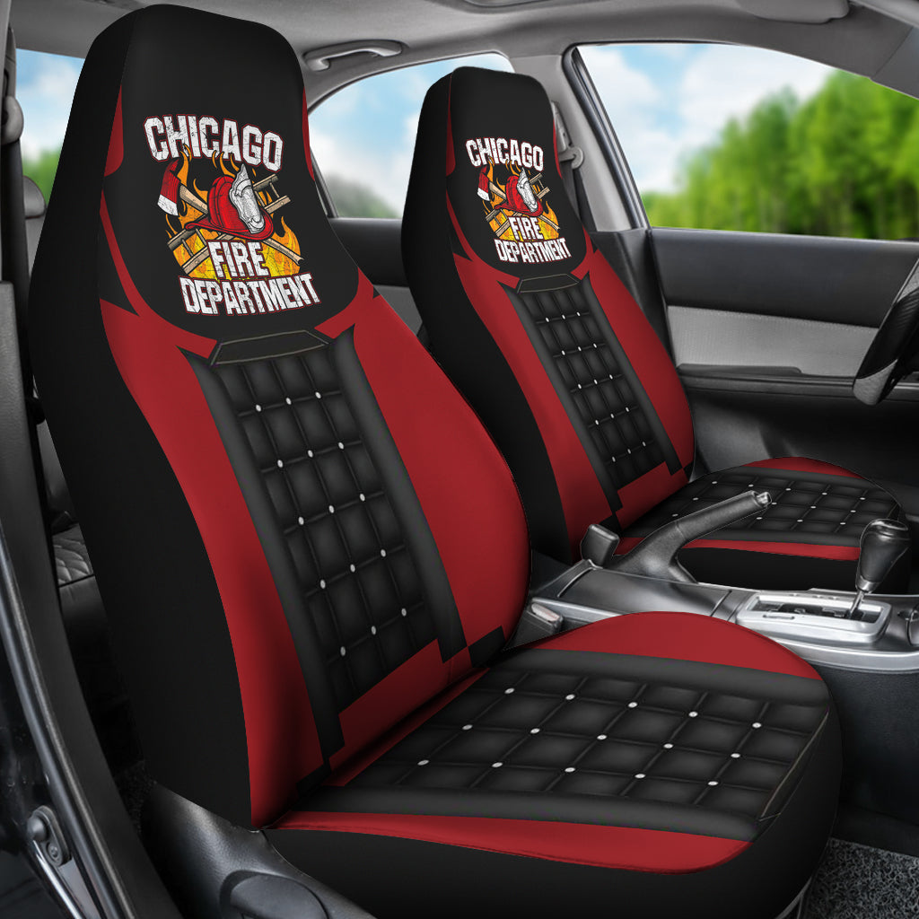 Us Fire Fighter 3 Car Seat Cover