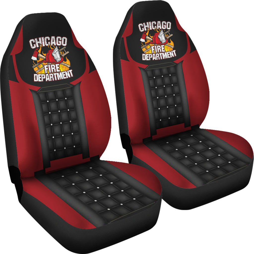 Us Fire Fighter 3 Car Seat Cover