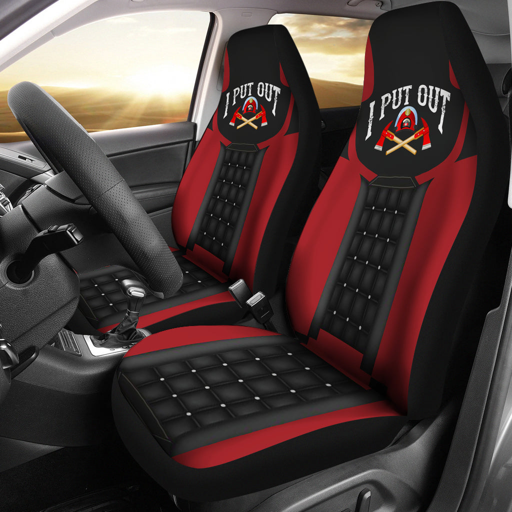 Us Fire Fighter 4 Car Seat Cover
