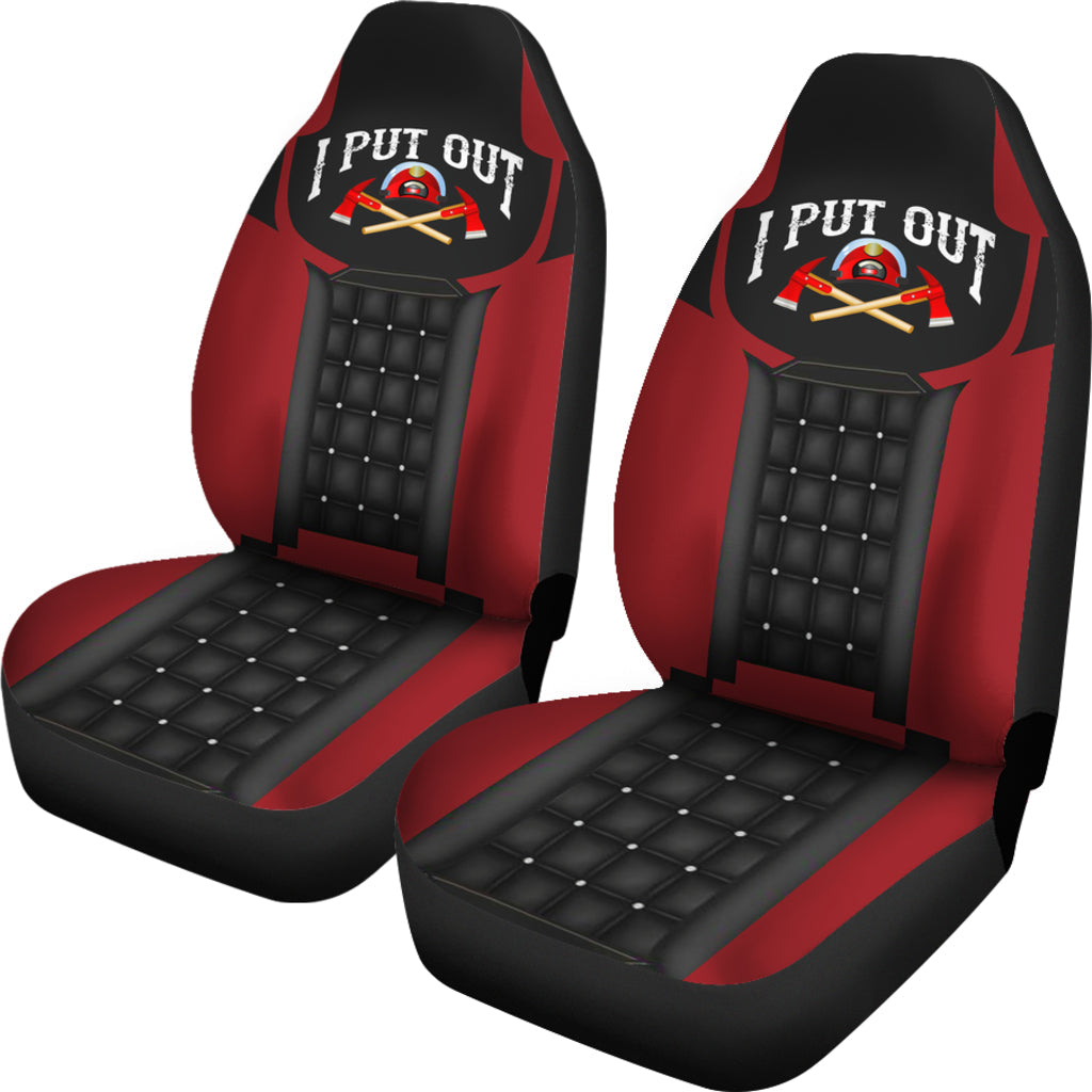 Us Fire Fighter 4 Car Seat Cover
