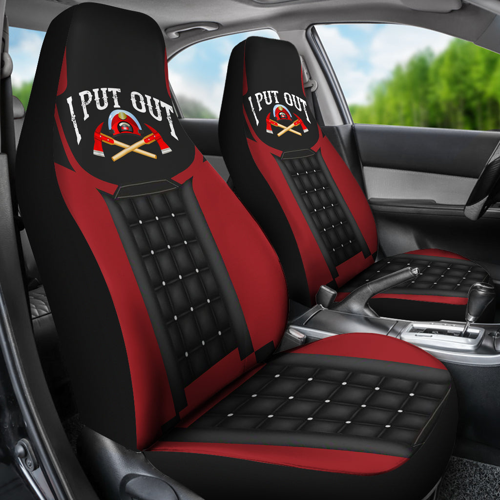 Us Fire Fighter 4 Car Seat Cover