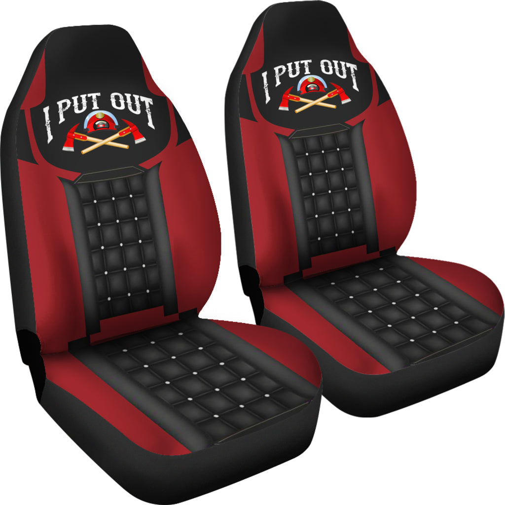 Us Fire Fighter 4 Car Seat Cover