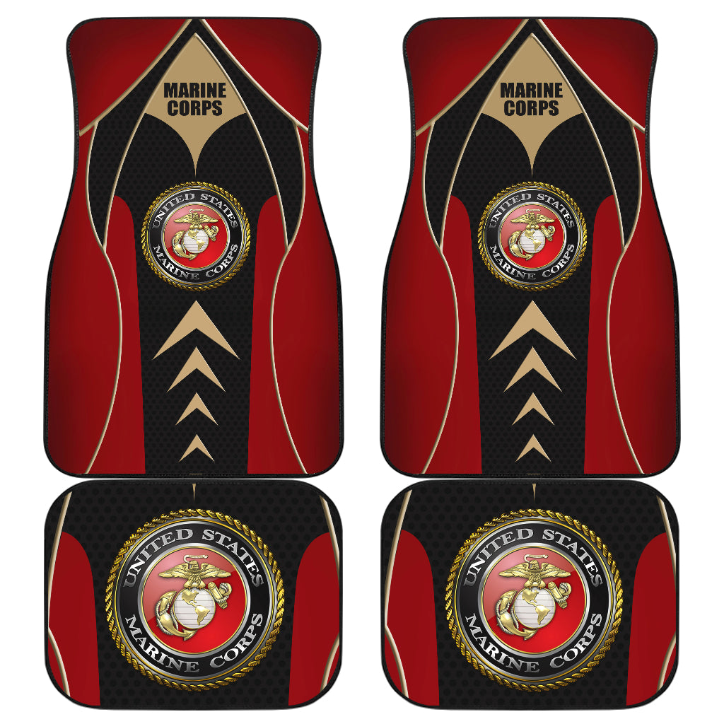 Us Marine Corps 2 Car Floor Mats Car Accessories