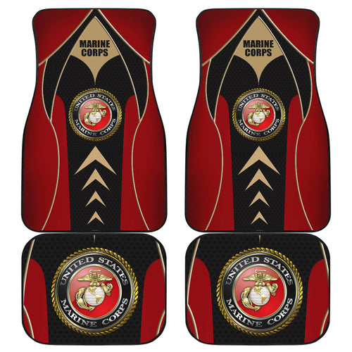 Us Marine Corps 2 Car Floor Mats Car Accessories