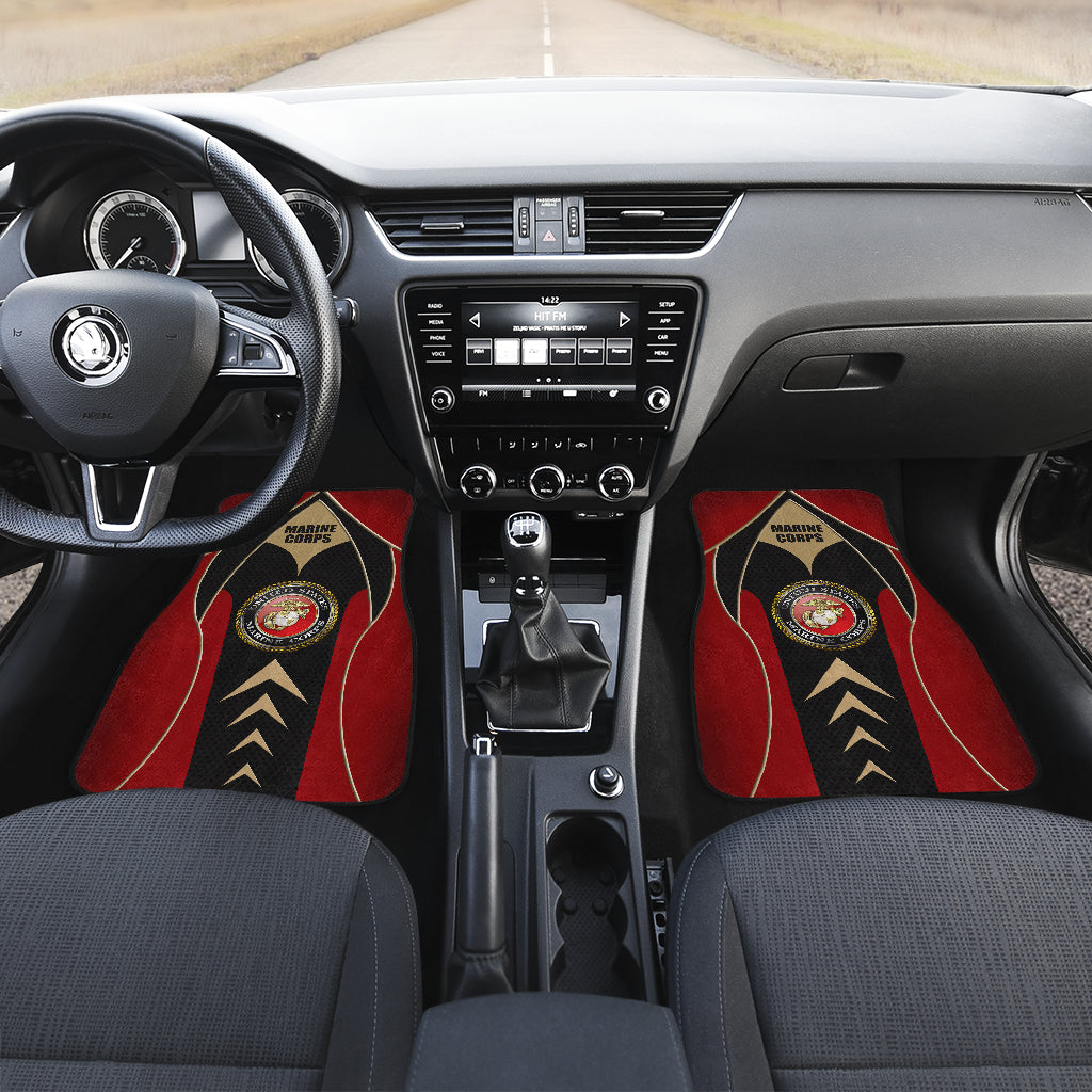 Us Marine Corps 2 Car Floor Mats Car Accessories