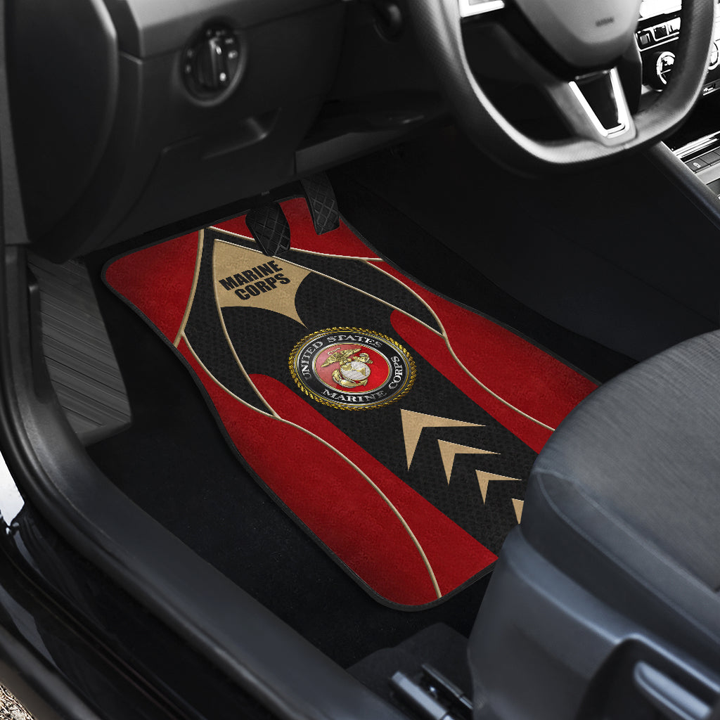 Us Marine Corps 2 Car Floor Mats Car Accessories