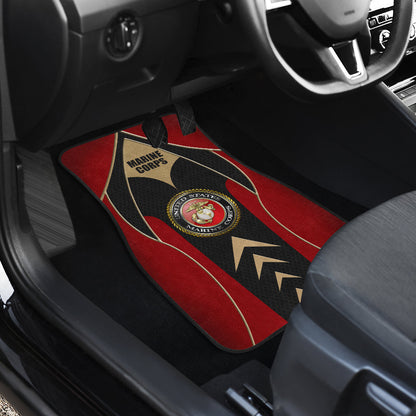 Us Marine Corps 2 Car Floor Mats Car Accessories