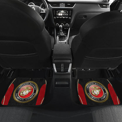 Us Marine Corps 2 Car Floor Mats Car Accessories
