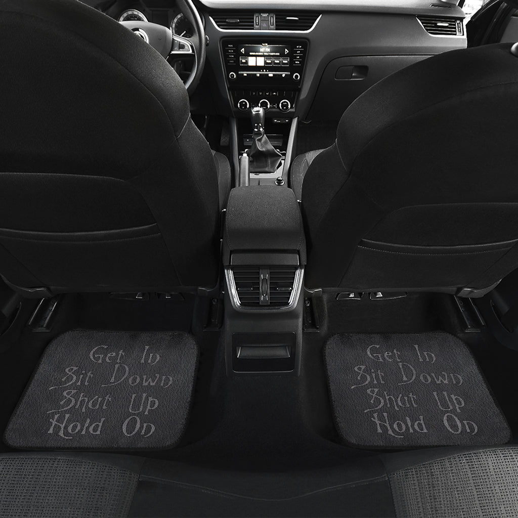 Us Navy Get In Sit Down Shut Up Hold On Retired Car Floor Mats