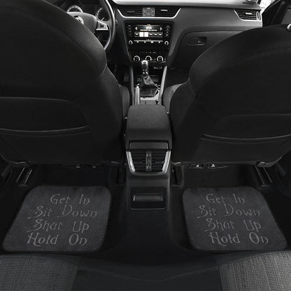 Us Navy Get In Sit Down Shut Up Hold On Retired Car Floor Mats