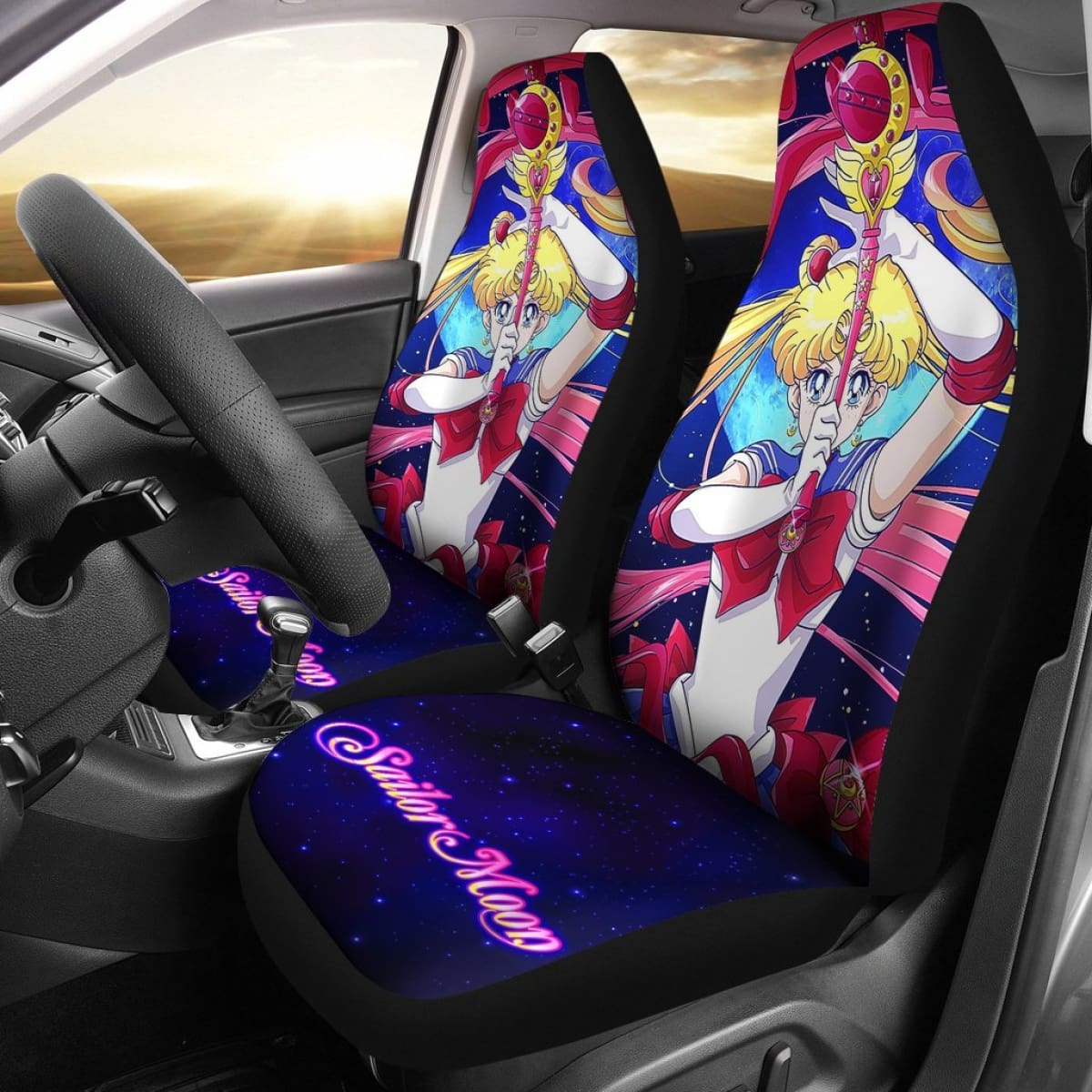 Usage Car Seat Covers Sailor Moon Manga Fan Gift H031620 Universal Fit 225311