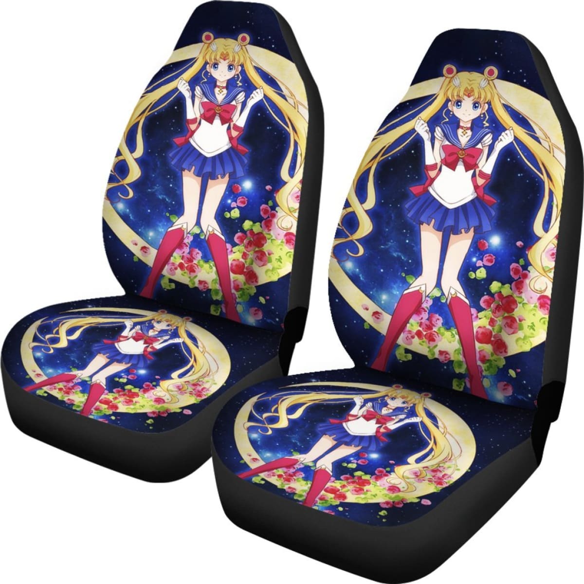 Usagi Tsukino Cute Car Seat Covers Sailor Moon Manga H031620 Universal Fit 225311